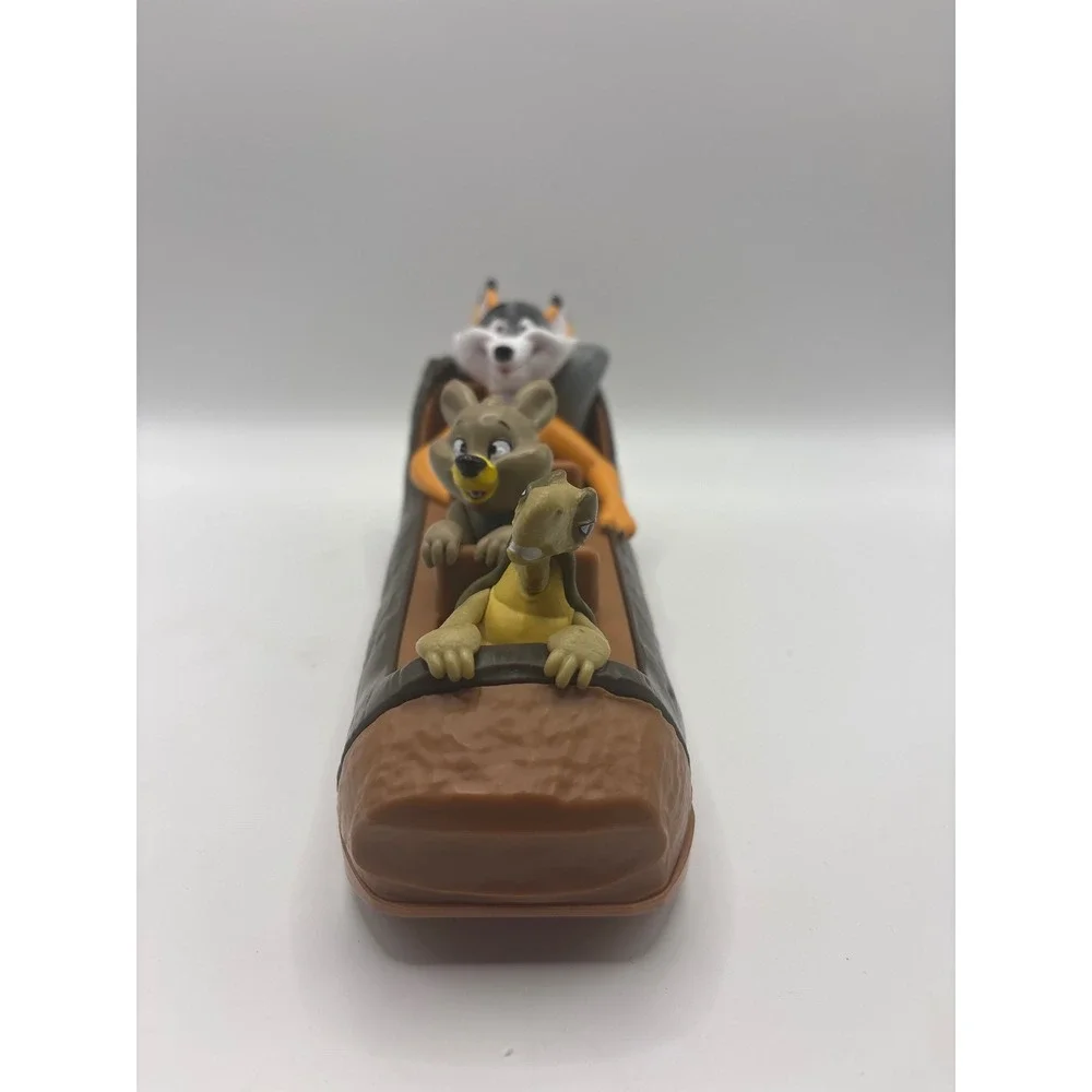 Disney Splash Mountain Log Flume Toy Br'er Fox Bear Rabbit Ride Vehicle - Picture 2 of 6